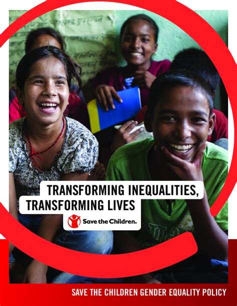 Promoting equality, Transforming children’s lives .